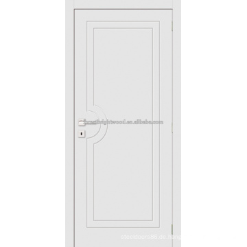 China Zeitgenossischer Moderner Stil Hoher Kern Solide Kern Weiss Innen Holz Flush Tur Hersteller