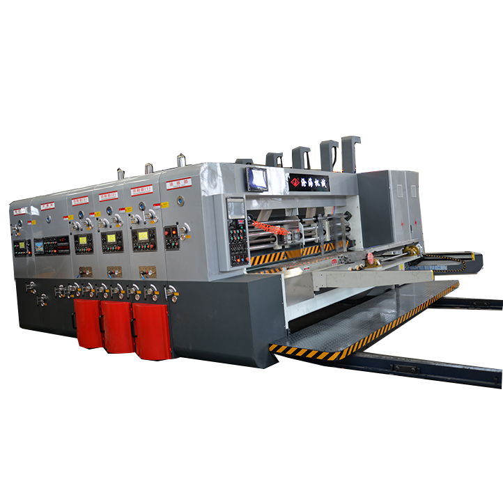 ZYKM-1224/1428/1630/1836/2536 Corrugated paperboard boxes Flexo printing slotting die cutting machine with stacker1 ZYKM-1224/1428/1630/1836/2536 Corrugated paperboard boxes Flexo printing slotting die cutting machine with stacker1