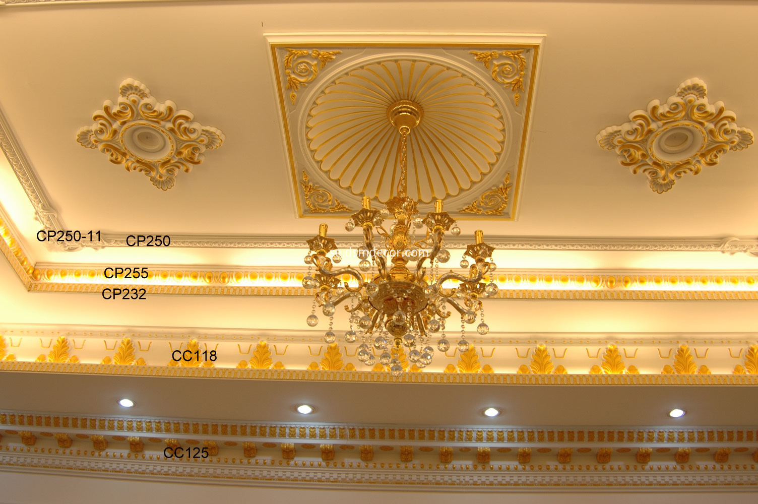 PU Cornices, panelformat PU Cornices, panel Mouldings