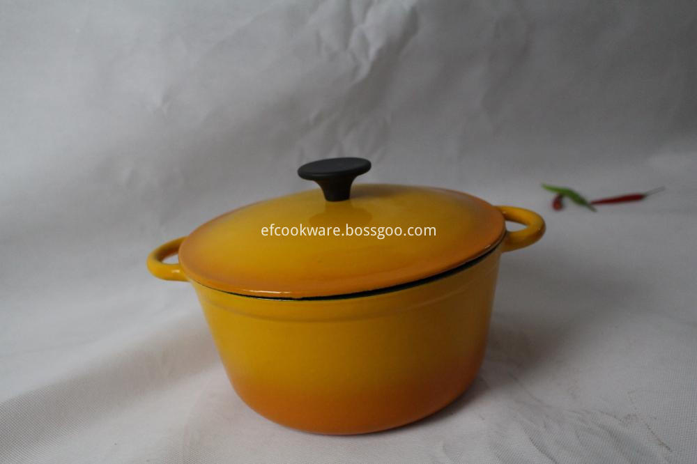 Yellow Enamel Casseroles Yellow Enamel Casseroles