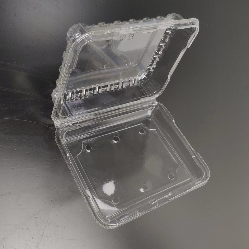 transparent thermoforming blister pet clamshell with air hole transparent thermoforming blister pet clamshell with air hole