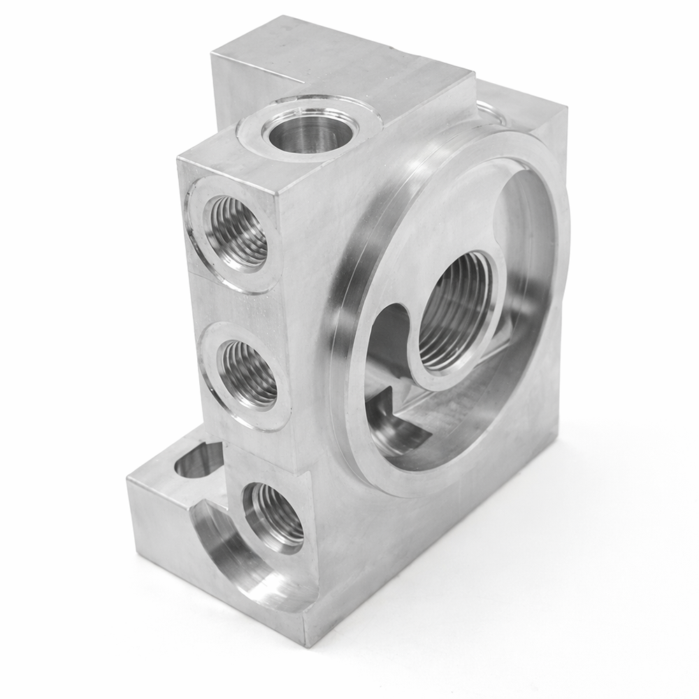 CNC machined valve body CNC machined valve body