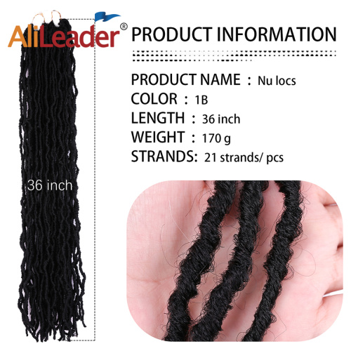 Pre-looped 36 Inch Faux Soft Locs Crochet Hair Supplier, Supply Various Pre-looped 36 Inch Faux Soft Locs Crochet Hair of High Quality