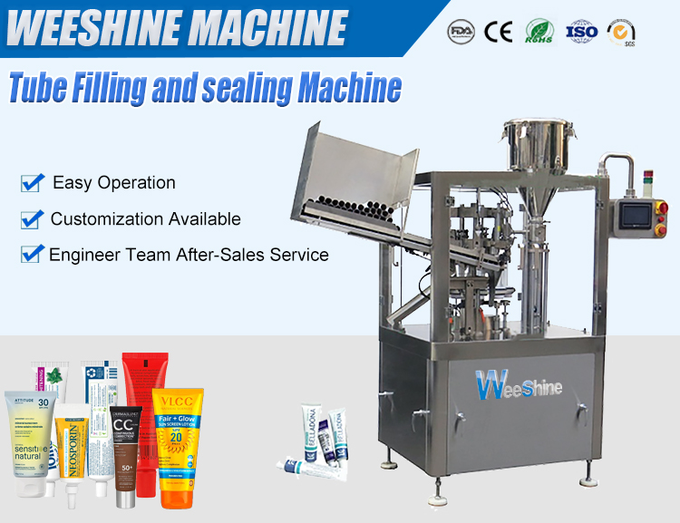 Hand cream filling machine Hand cream filling machine