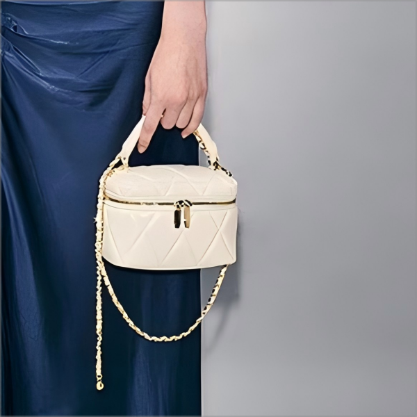 2025 Summer Fashion Striped Chain Box Handbag 2025 Summer Fashion Striped Chain Box Handbag