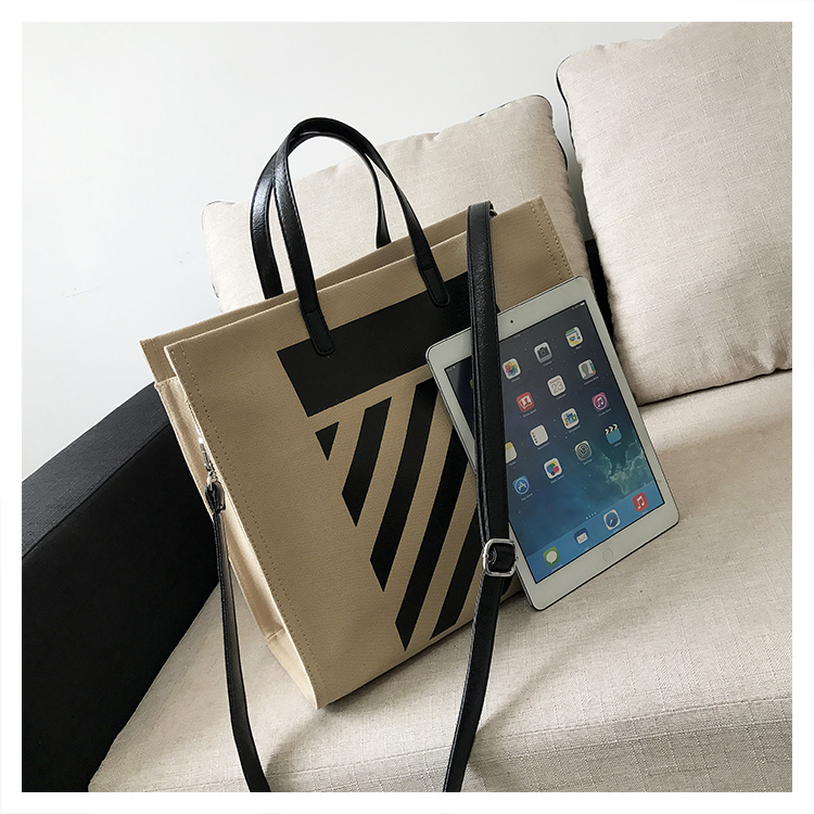 지퍼 캔버스 가방 Canvas Bag With Zipper