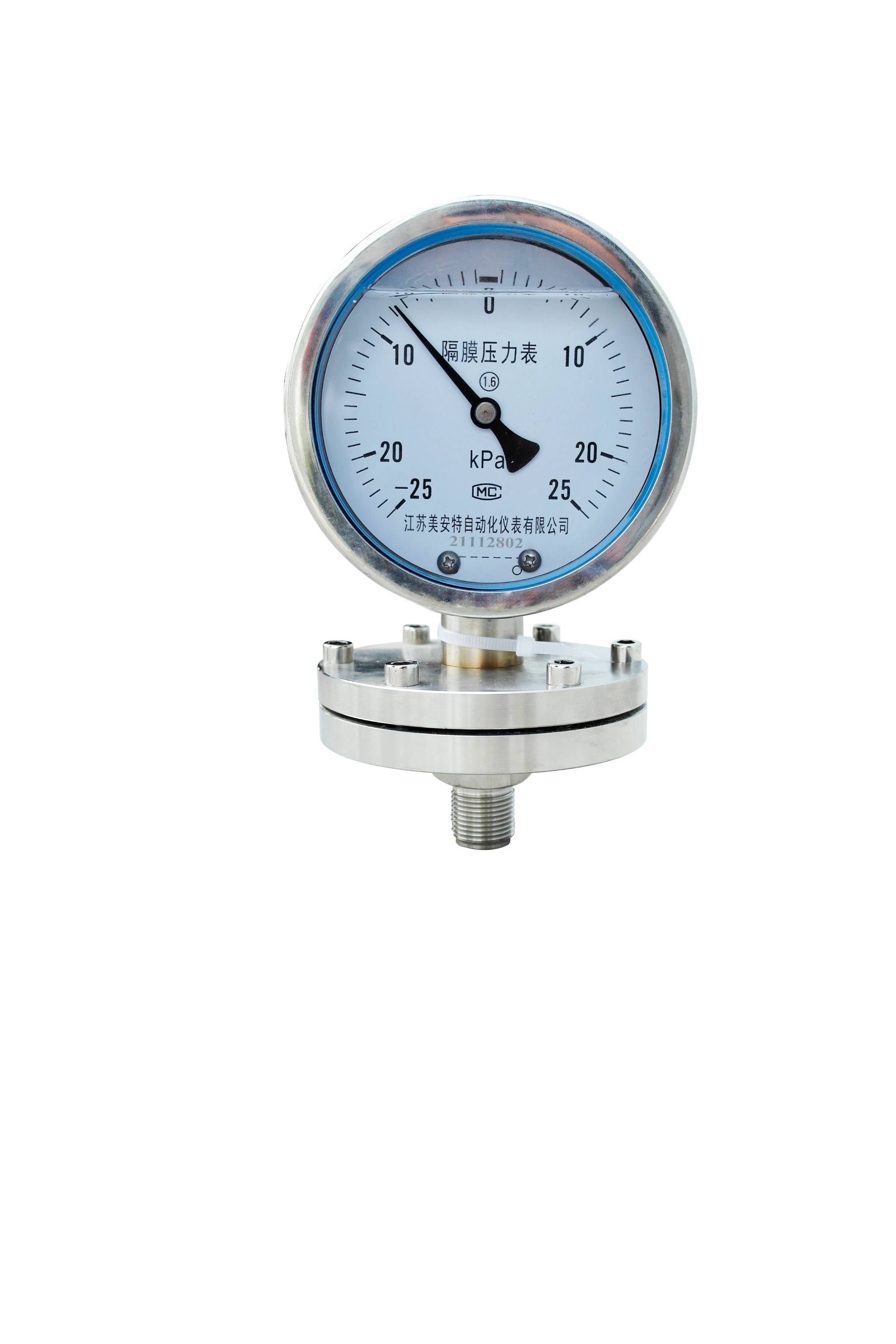 Diaphragm pressure gauge Diaphragm pressure gauge