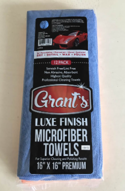 Microfiber cleaning cloths