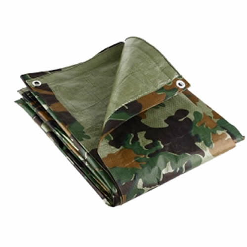 Camouflage PE tarpaulin