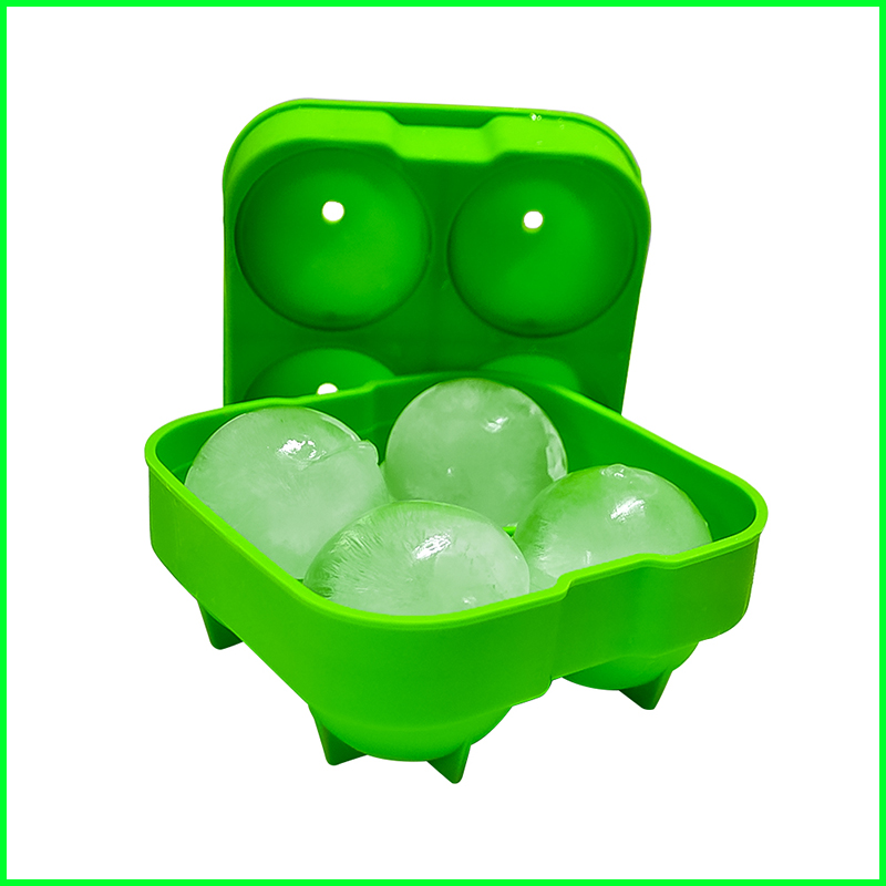 China Round Silicone Ball Shaped Ice Cube Tray Manufacturers