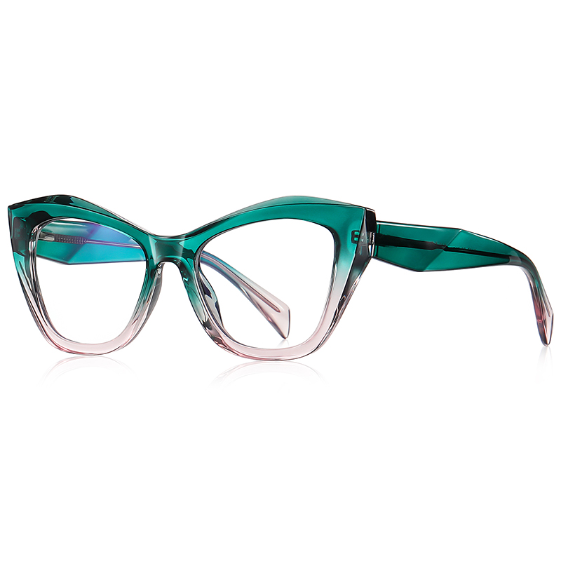 Gradient Cat Eye TR90 Eyeglasses Frame Gradient Cat Eye TR90 Eyeglasses Frame