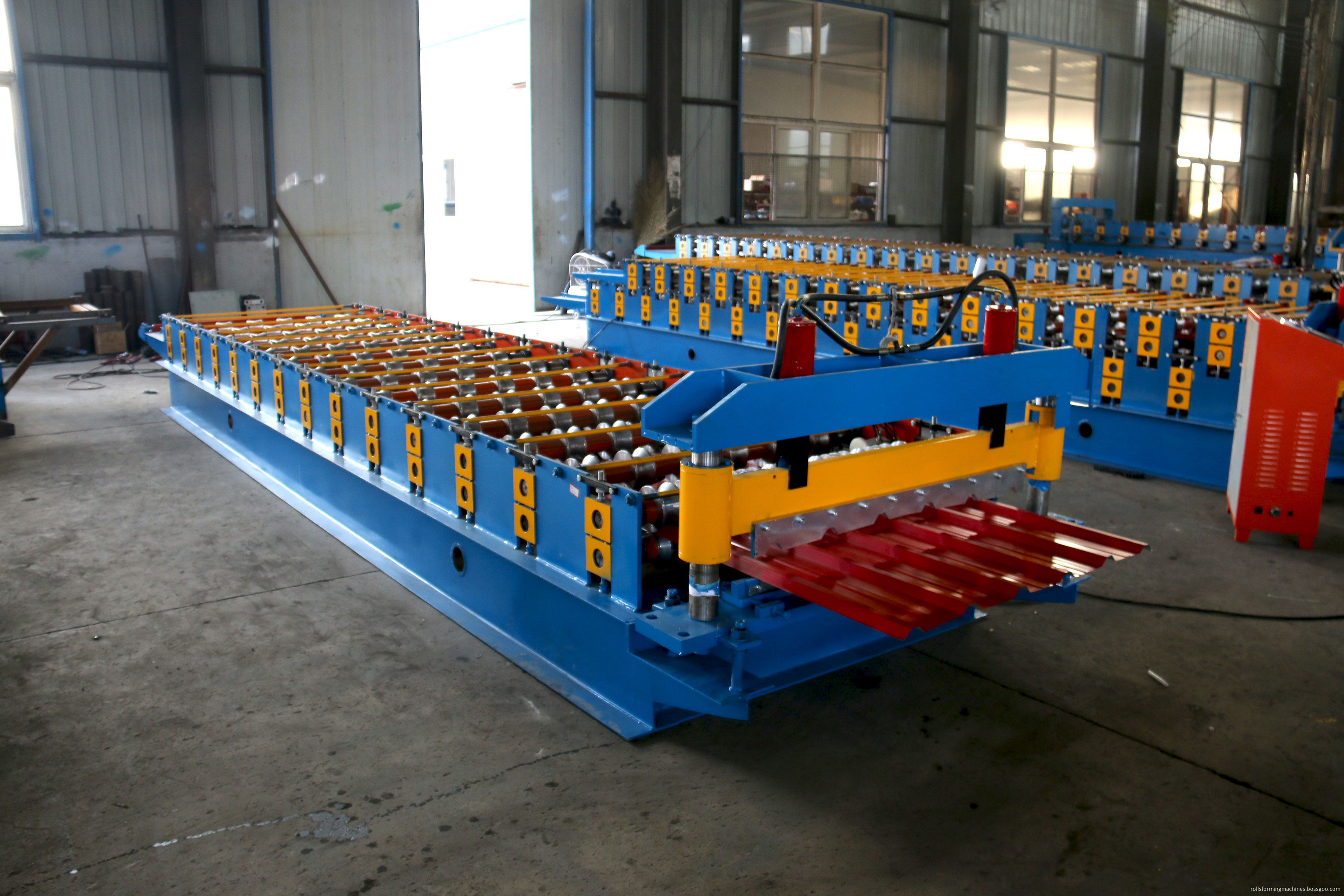 picture of double layer roll forming machine