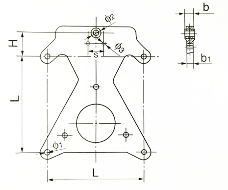 Type LX Galvanized Yoke Plate Type LX Galvanized Yoke Plate