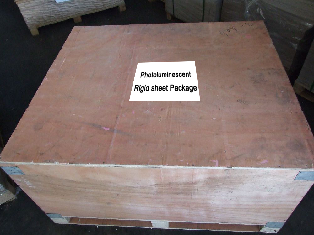 paquete de láminas fotoluminiscentes-rígidas photoluminescent-rigid-sheet-package
