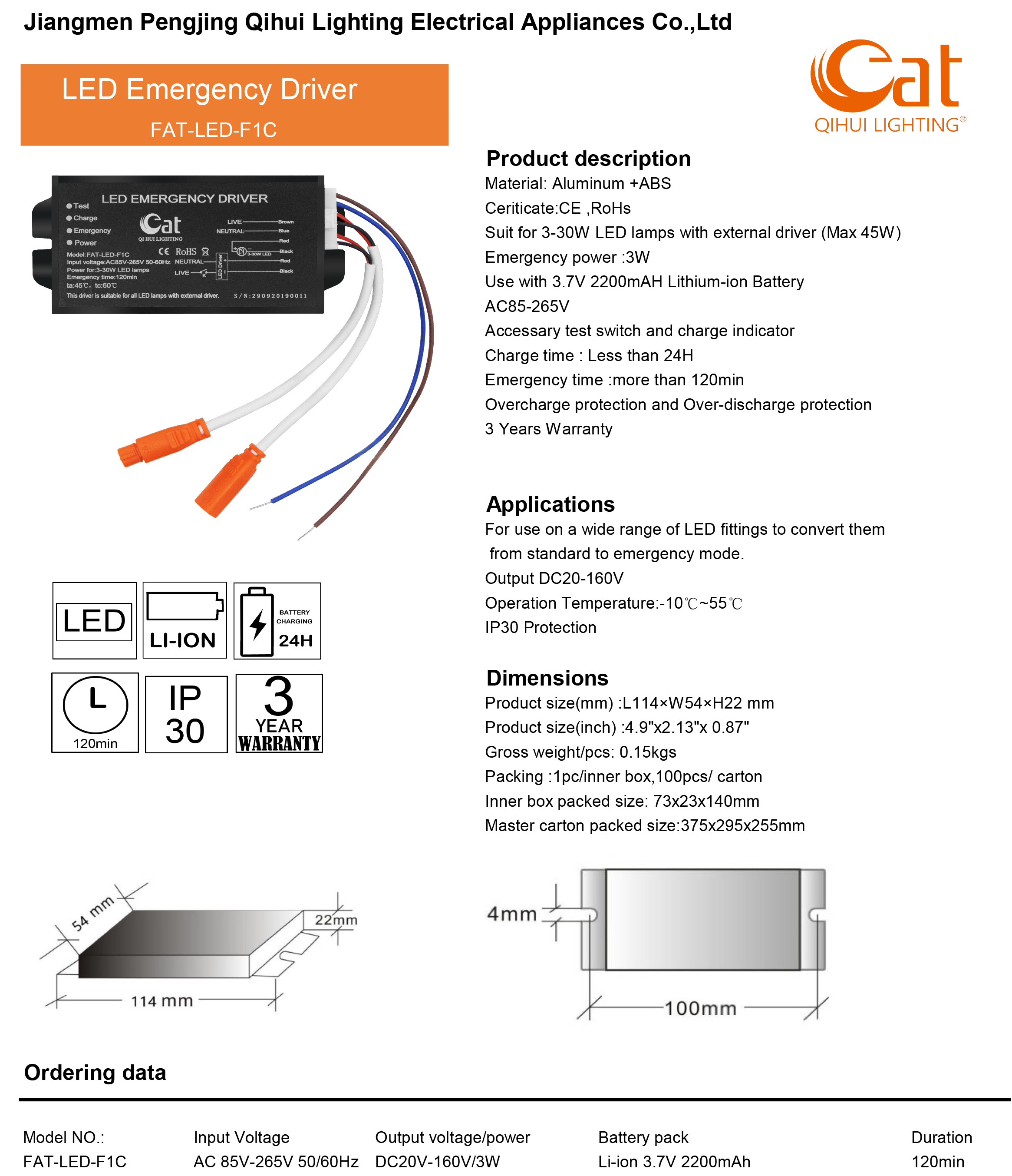 FAT-LED-F1C FAT-LED-F1C