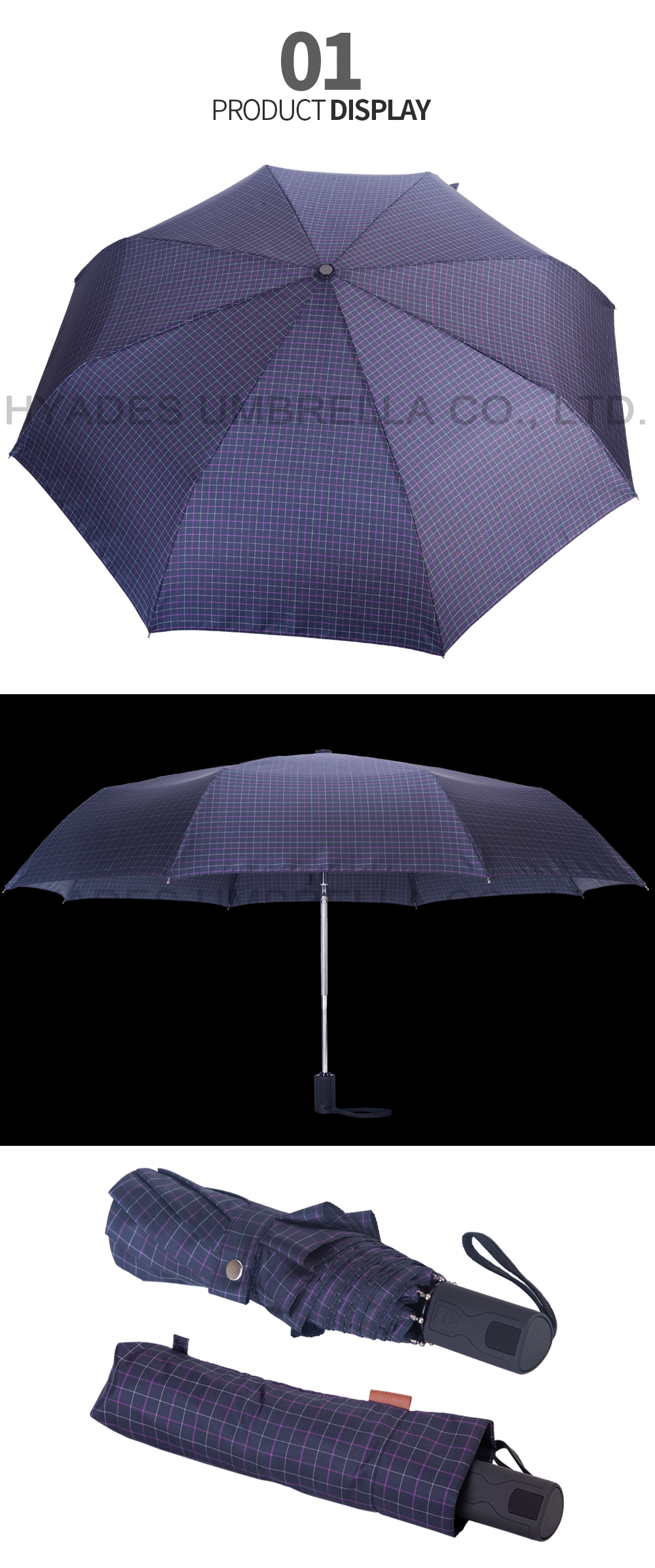 Herren Haken Regenschirm mens hook umbrella