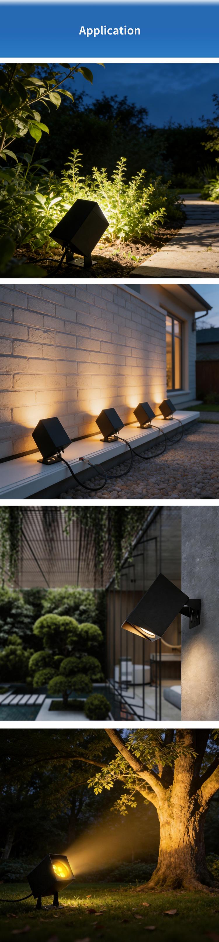Square LED Garden Spot Light Square LED Garden Spot Light