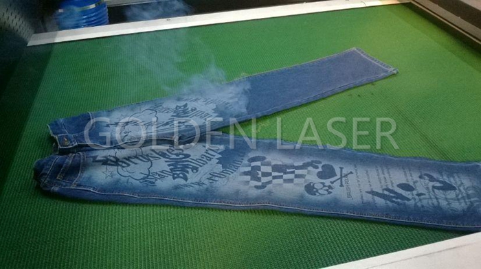 Laser Engraving Jeans