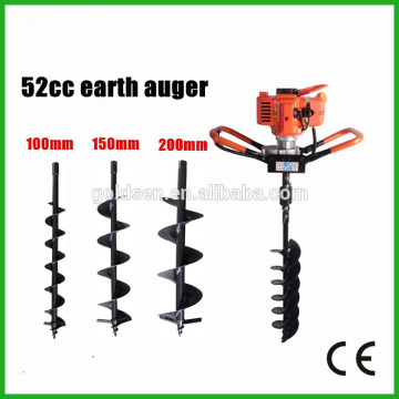 52cc 1700w Hand Held Manual Earth Auger Ground Drill Drilling