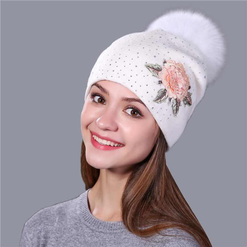 Chapeau de fille de broderie de mode Fashion Embroidery Girl Hat