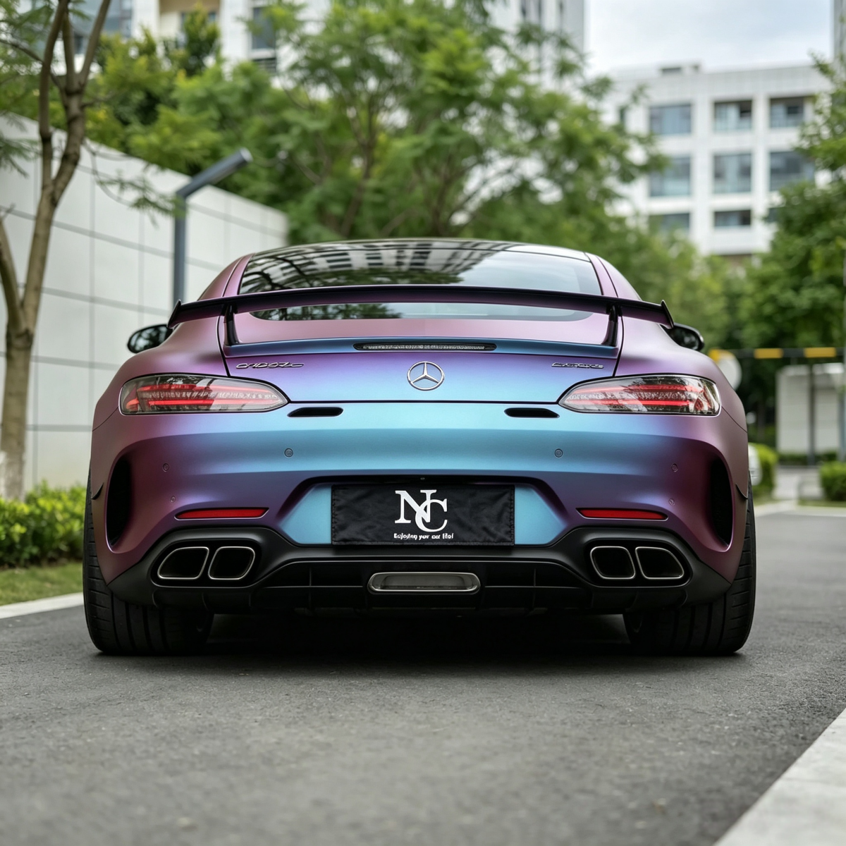 PL416-P Burgundy Blue wrap for car PL416-P Burgundy Blue wrap for car