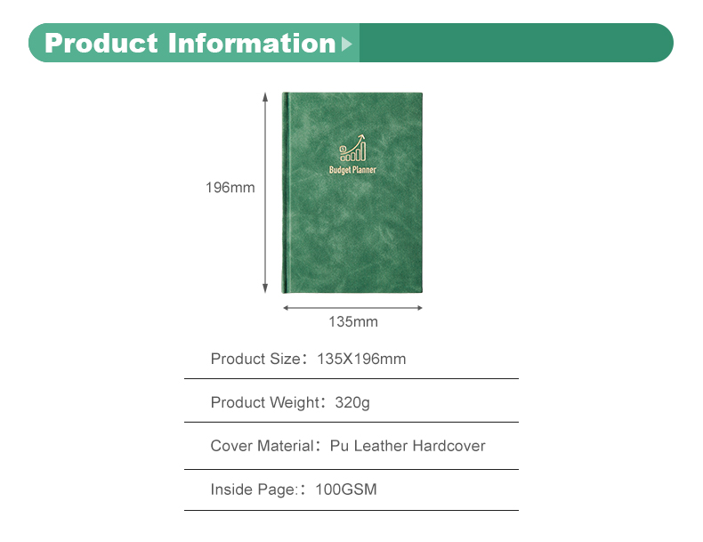 Pu cover Budget planner15 Pu cover Budget planner15