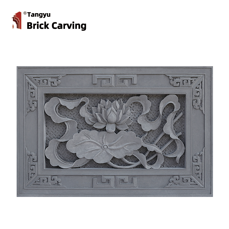 Lotus 3D relief pendant mural Lotus 3D relief pendant mural