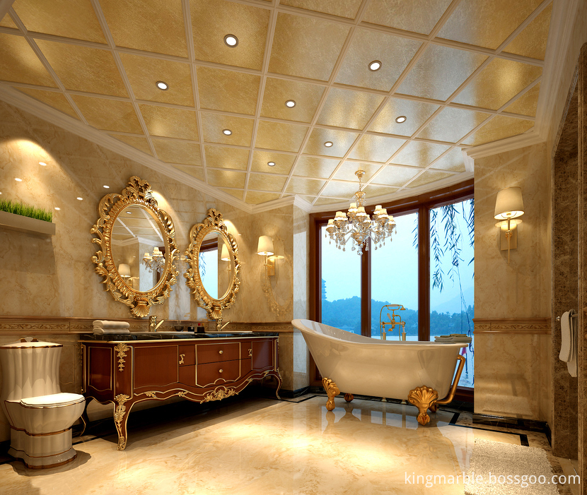 PVC marble ceiling