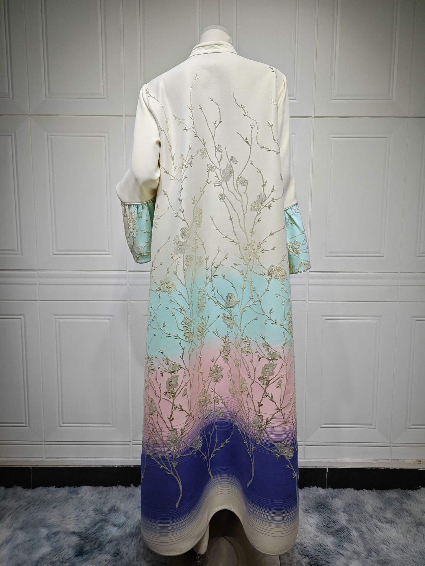 Modest Muslim Abaya Dress AB393 (2) Modest Muslim Abaya Dress AB393 (2)