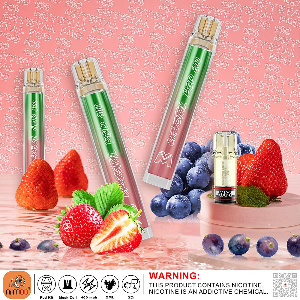 Crystal Pod Kit Vape 800 Crystal Pod Kit Vape 800