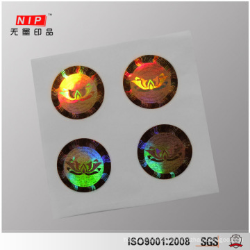 Deep 2d 3d Dot Matrix Hologram Sticker For Perfume China Manufacturer