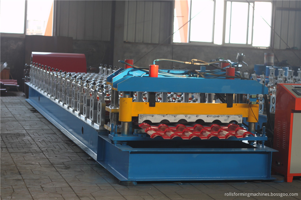 popular glazed tile machine01 metal tile manufacturing equipment
