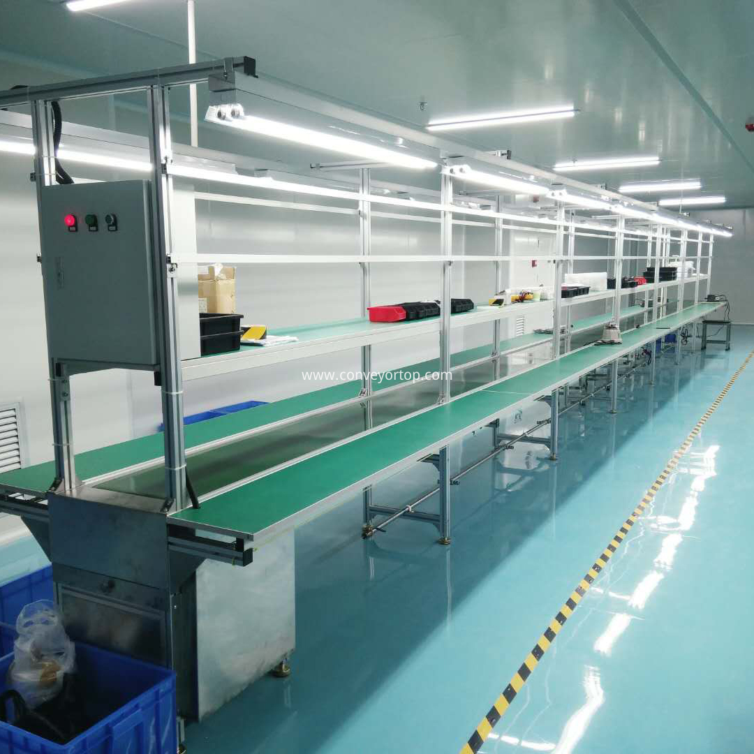 belt conveyor assembly line 10