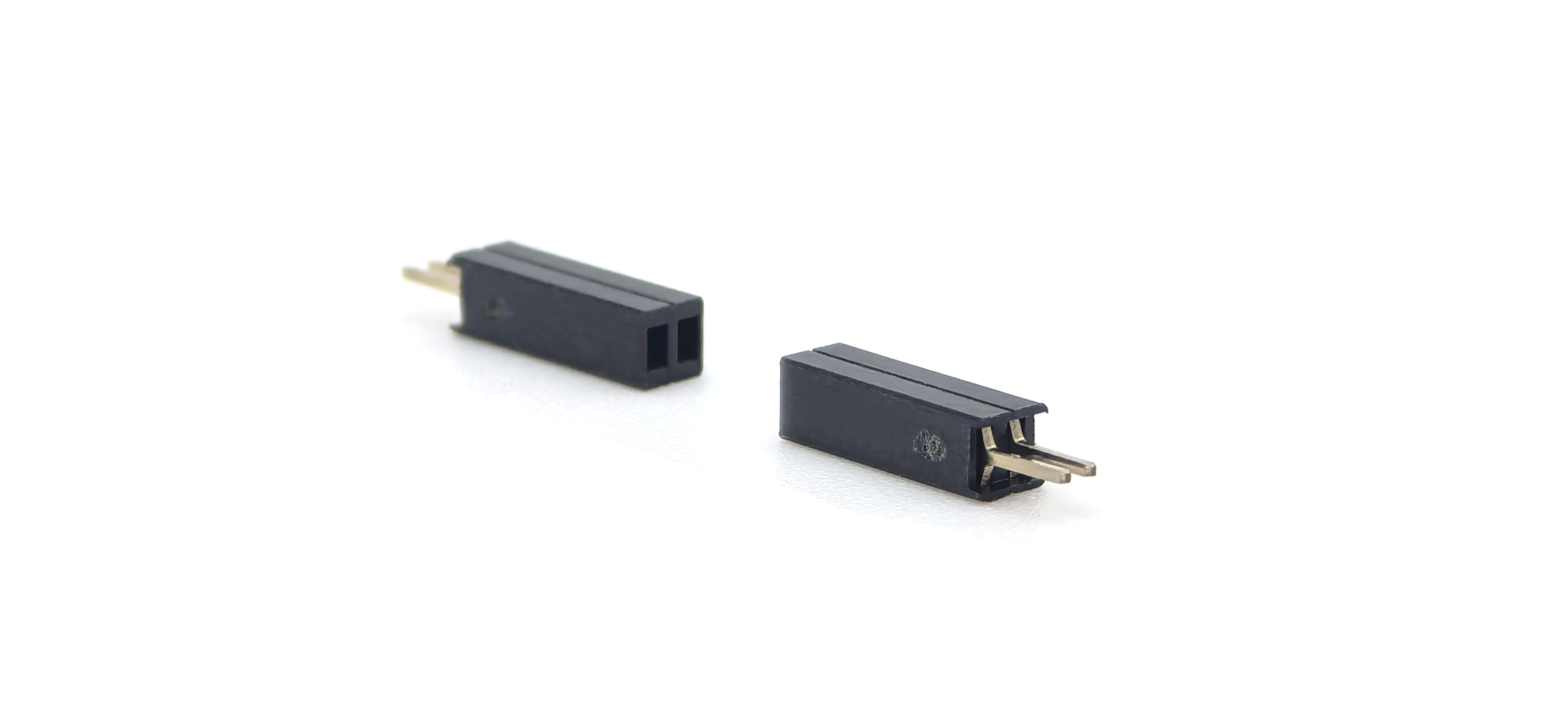 1.27mm Pitch Female header Connector Single Row Straight H8.5mm 1*2P 1.27mm Pitch Female header Connector Single Row Straight H8.5mm 1*2P