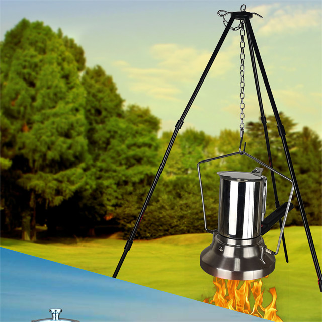 Camping Outside Stainless Steel Sus304 Fire Top Espresso Coffee Maker And Tea Pot5 Camping Outside Stainless Steel Sus304 Fire Top Espresso Coffee Maker And Tea Pot5