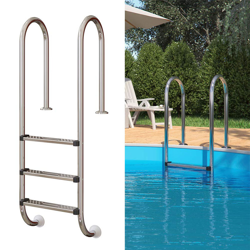 Double Sided Anti-slip Stainless Steel Swimming Pool Ladder