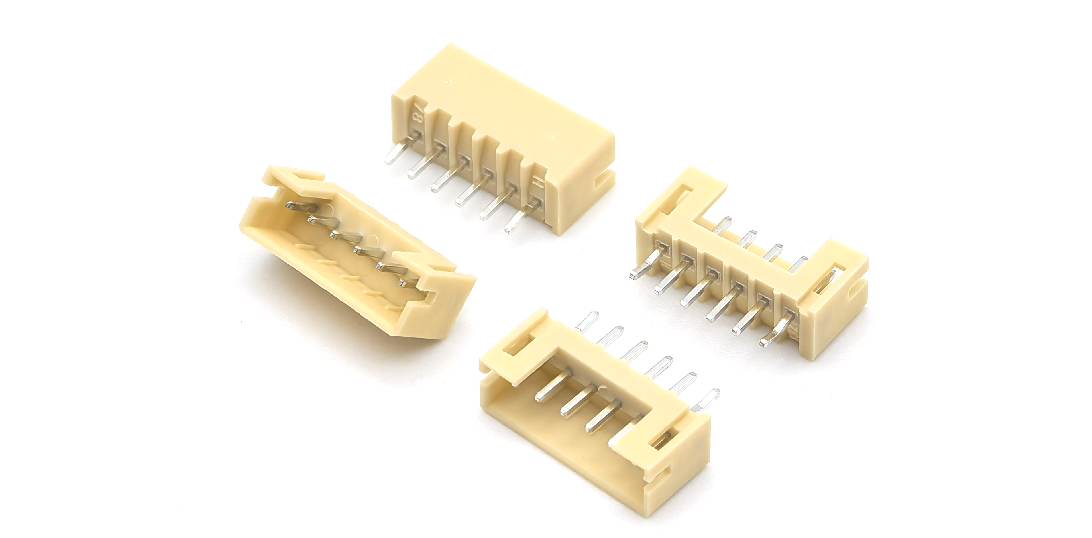 PH2.0 Wafer Pin Header Connector: WAFER PH2.0 180 Degree DIP With Kinked Pin 6P PH2.0 Wafer Pin Header Connector: WAFER PH2.0 180 Degree DIP With Kinked Pin 6P