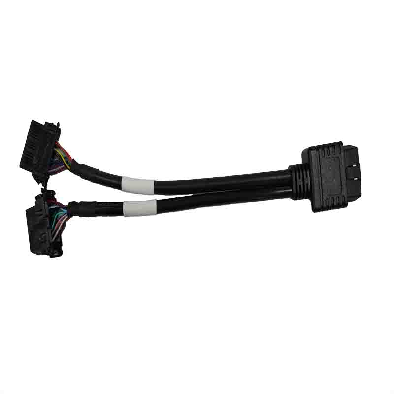 OBDII 16P Male Connector for Dual Female Connectors OBDII 16P Male Connector for Dual Female Connectors