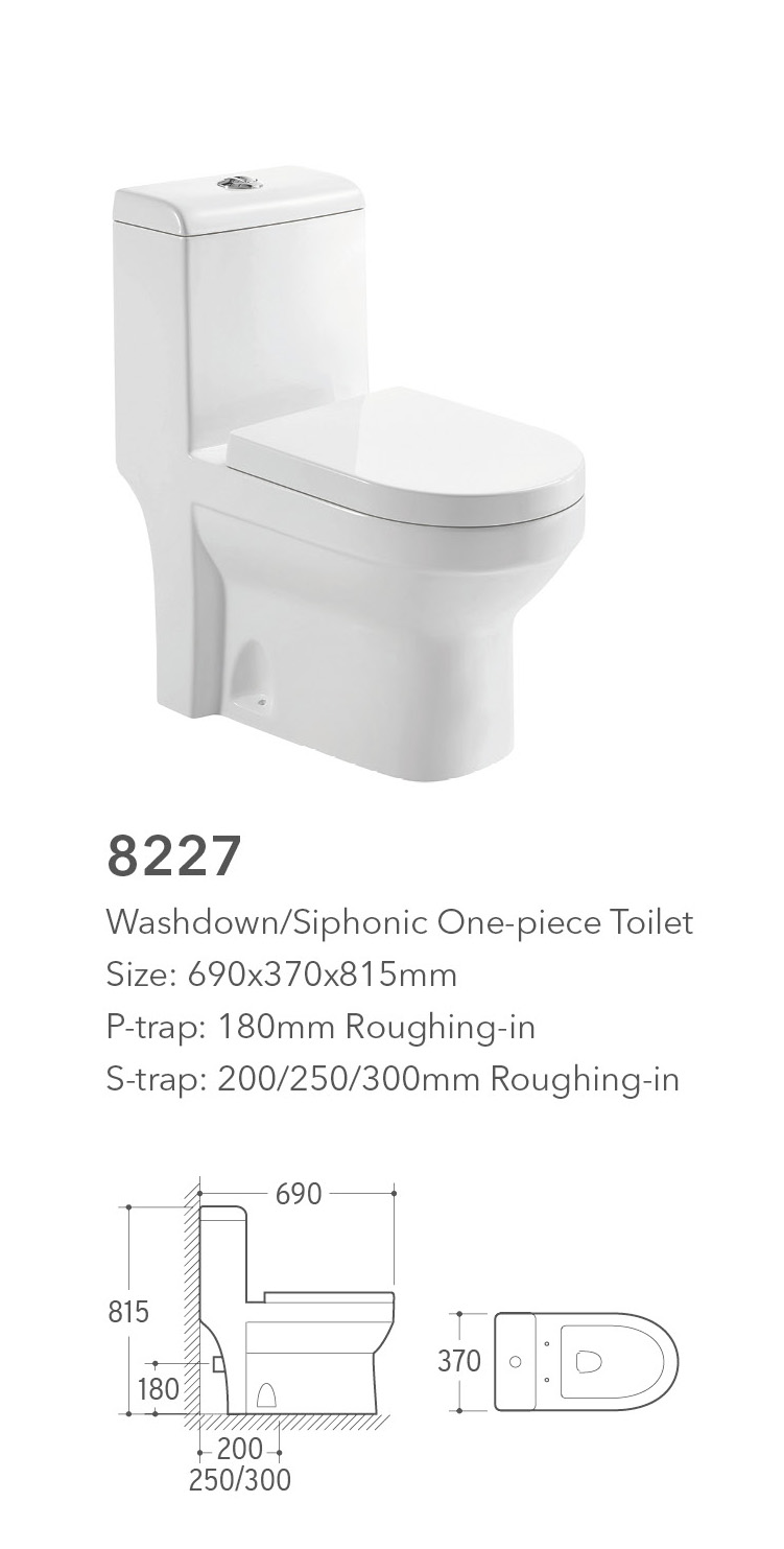 8227 One Piece Toilet