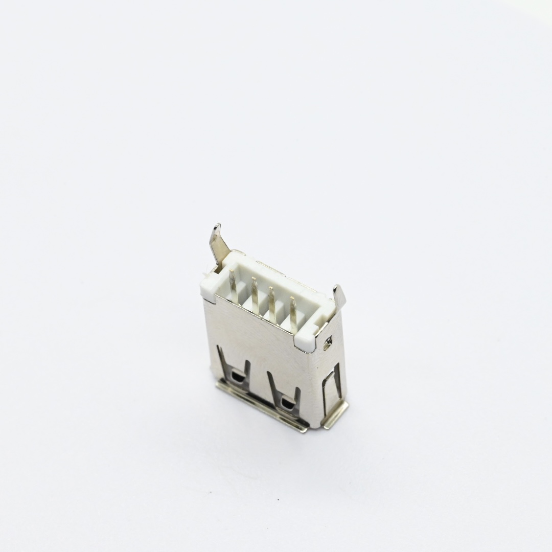 UAFS07B-BPBS0AD+USB A Type Receptacle Straight DIP L=15.lmm Crimping Bend Legs(4) UAFS07B-BPBS0AD+USB A Type Receptacle Straight DIP L=15.lmm Crimping Bend Legs(4)