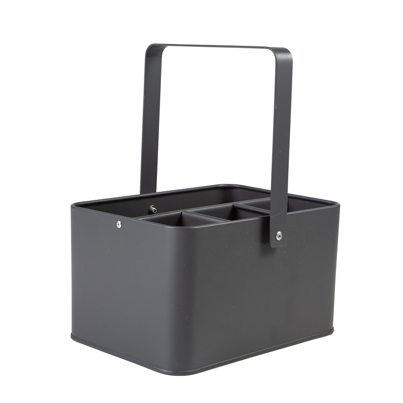 Housekeeper cleaning caddy grey