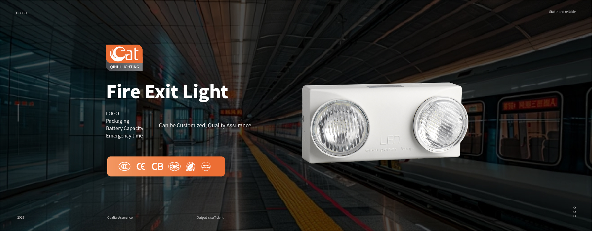 Emergency dual headlights Emergency dual headlights