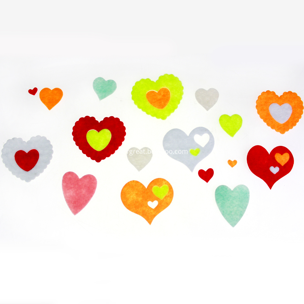 Felt diecut heart Felt diecut heart