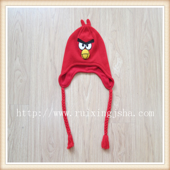 red earflap angry bird hat red earflap angry bird hat
