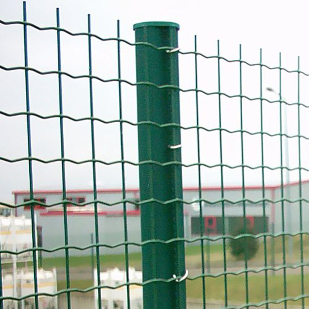 China Green Plastic Euro Welded Wire Mesh Fence Manufacturers