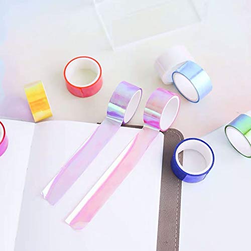 Holographic Rainbow Colored Masking Tape 4 Holographic Rainbow Colored Masking Tape 4