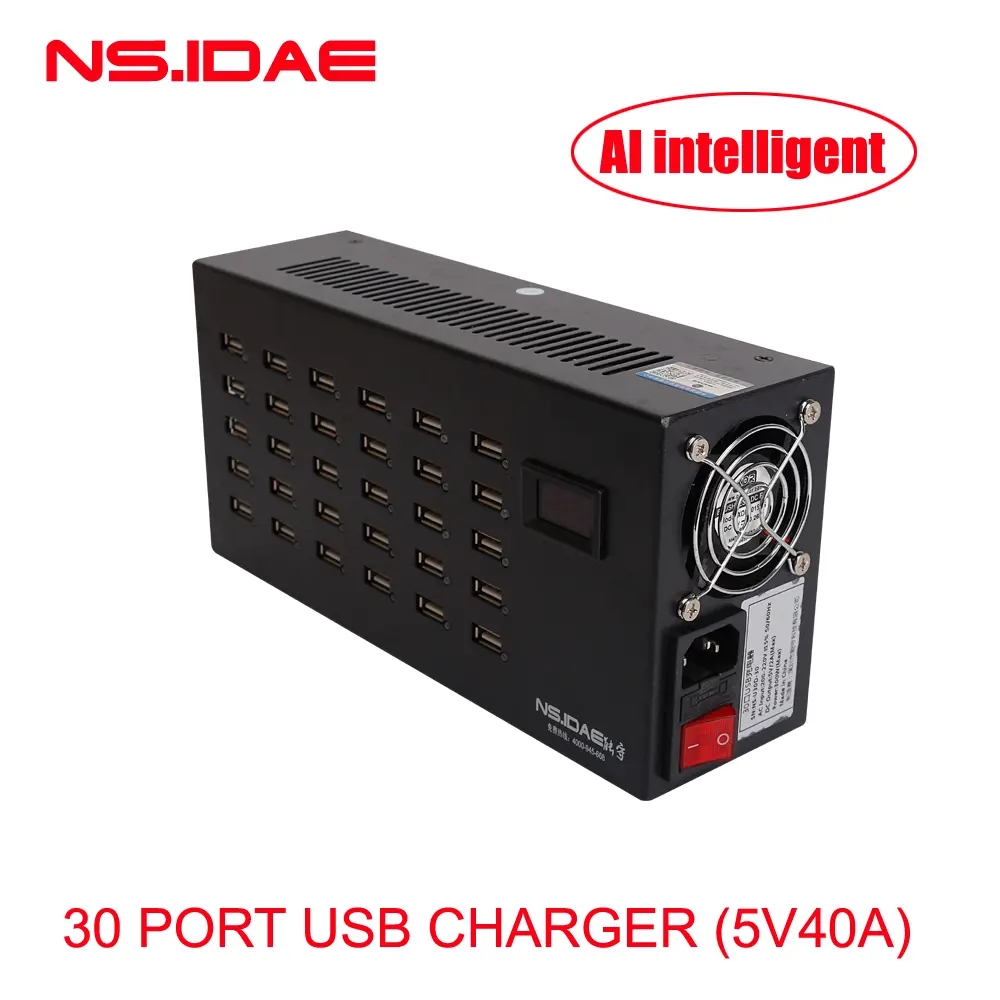 30 Port USB charging