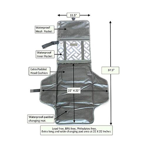 Fralda Mudando Pad Diaper Changing Pad