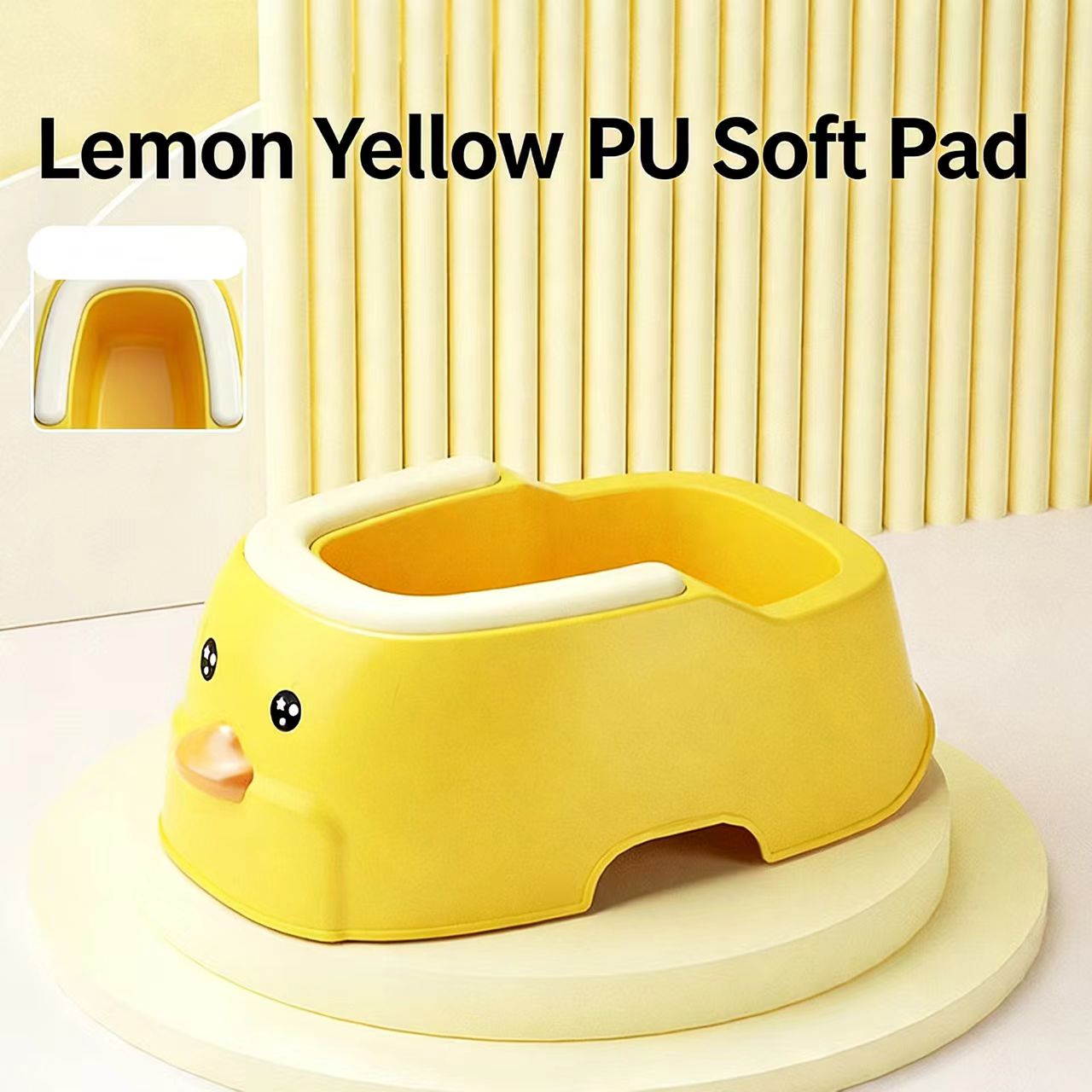 Wash basin seat with PVC cushion Wash basin seat with PVC cushion