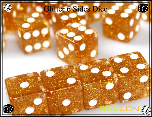 Glitter 6 Sides Dice